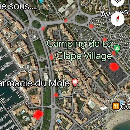 Appartement Studio Vue Port Piscine Parking